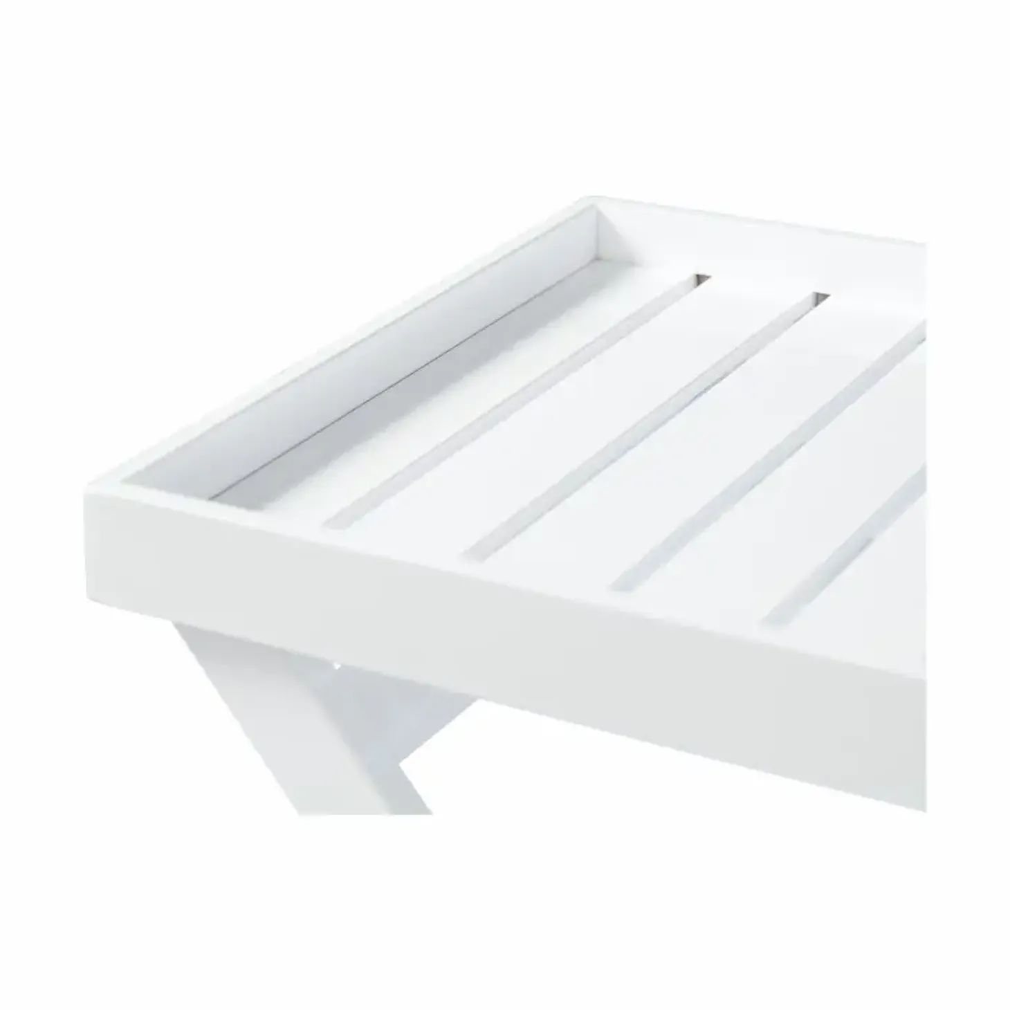 Cinas - Bakkebord 60x40cm hvid