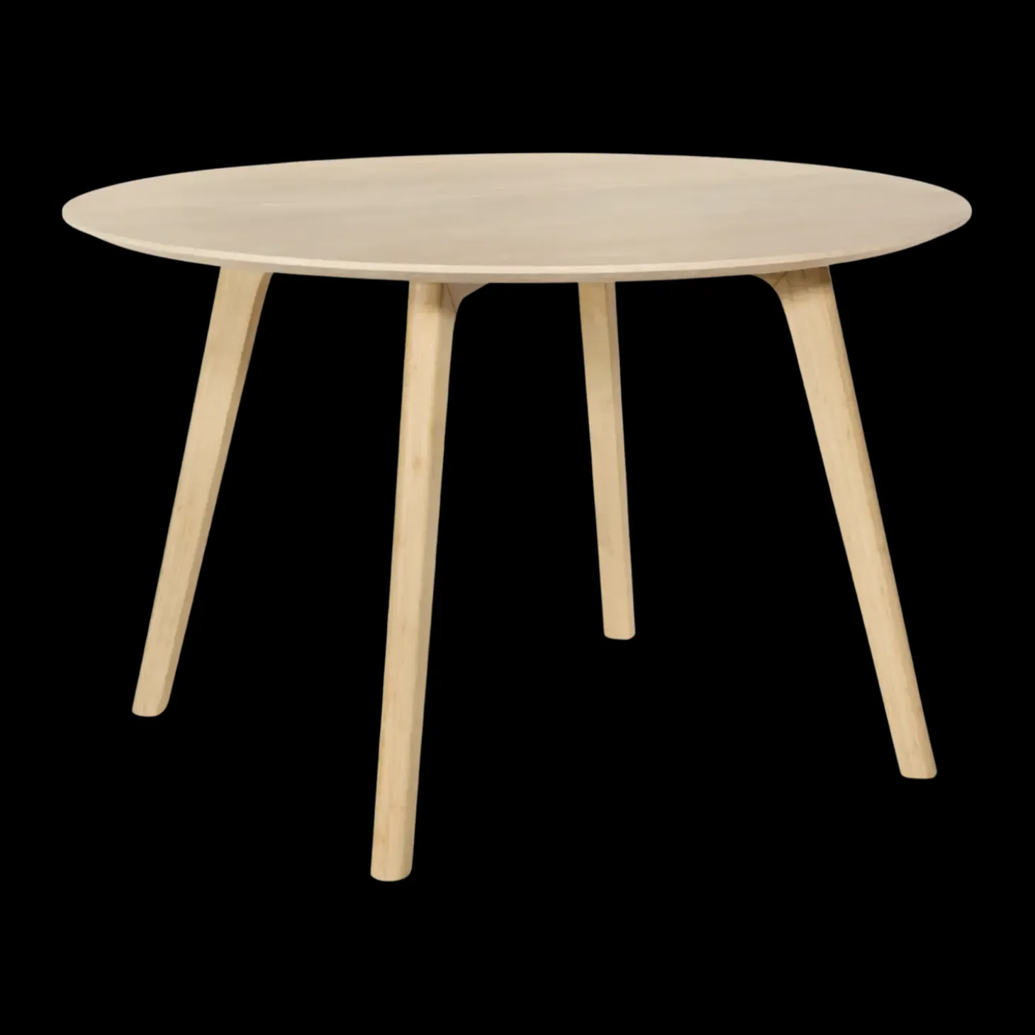 Cinas - Elvo - spisebord i bambus - Ø120 cm
