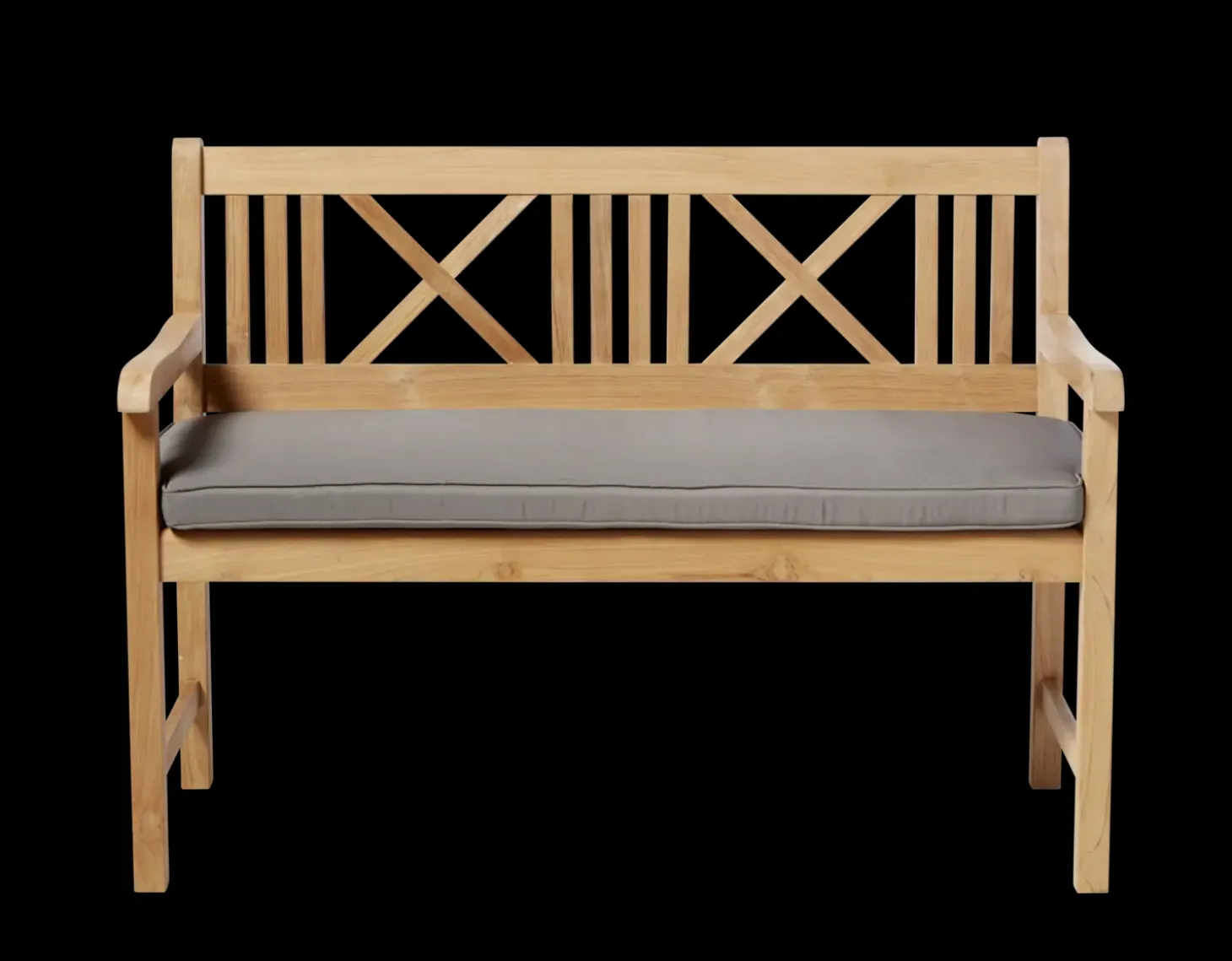 Cinas - Havebænk - Rosenborg bænk 120x59cm teak