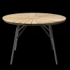 Cinas - Havebord - Ellen bord Ø110cm antracit/teak