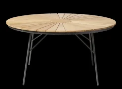 Cinas - Havebord - Ellen bord Ø150cm antracit/teak