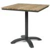 Cinas - Havebord - Mood cafébord 70x70cm antracit/teak