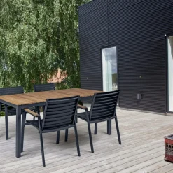 Cinas - Havebord - Mood Extreme bord 167,5x100cm antracit/teak
