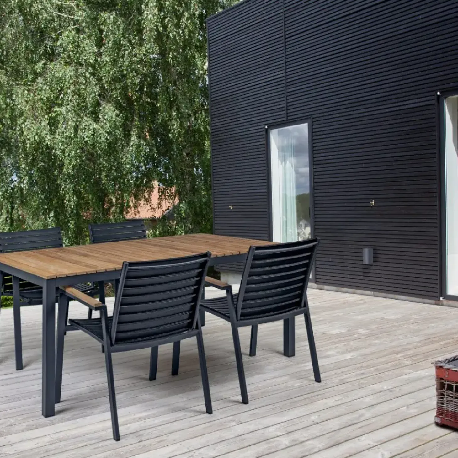 Cinas - Havebord - Mood Extreme bord 167,5x100cm antracit/teak