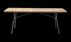 Cinas - Havebord - Parc bord i teak med antracitgrå stel