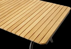 Cinas - Havebord - Parc bord i teak med antracitgrå stel