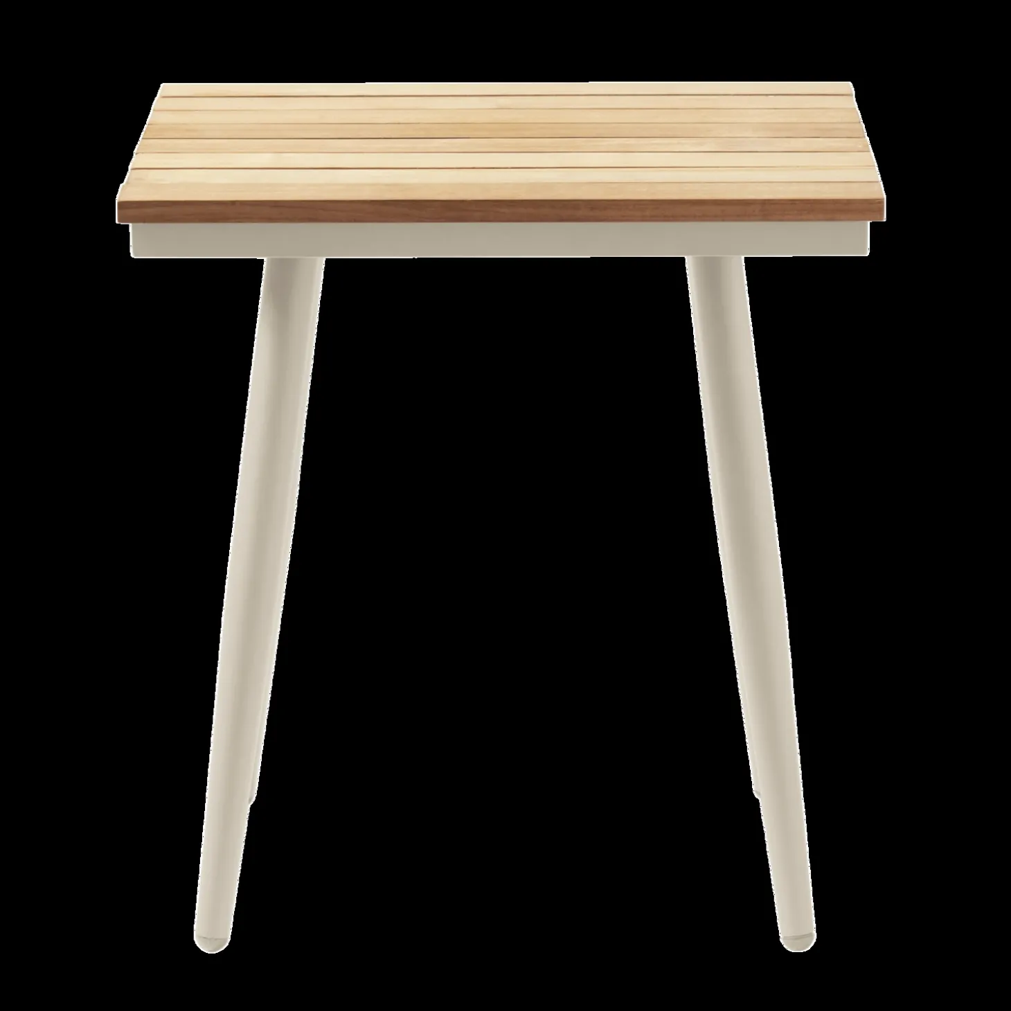 Cinas - Havebord - Rio sidebord, Sandy Grey aluminium/teak