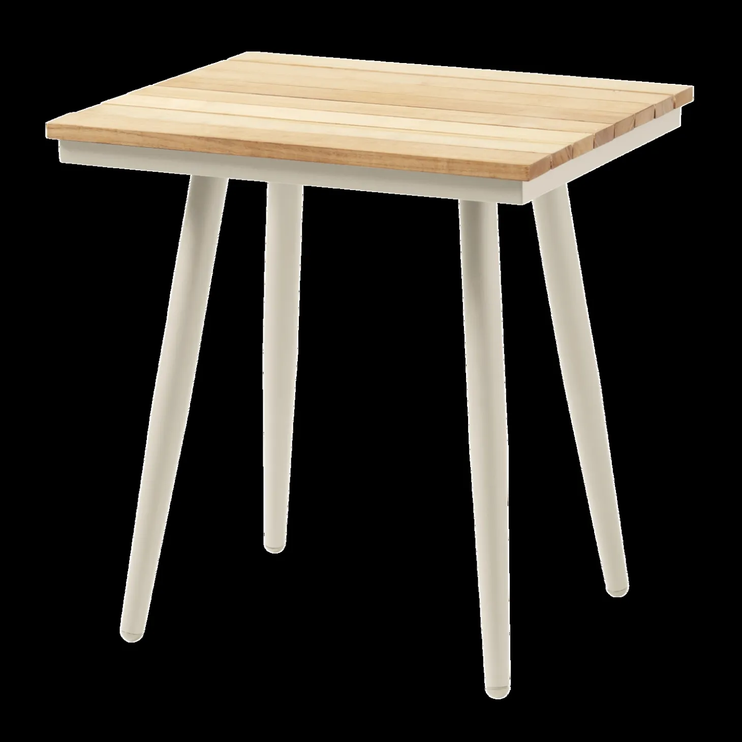 Cinas - Havebord - Rio sidebord, Sandy Grey aluminium/teak