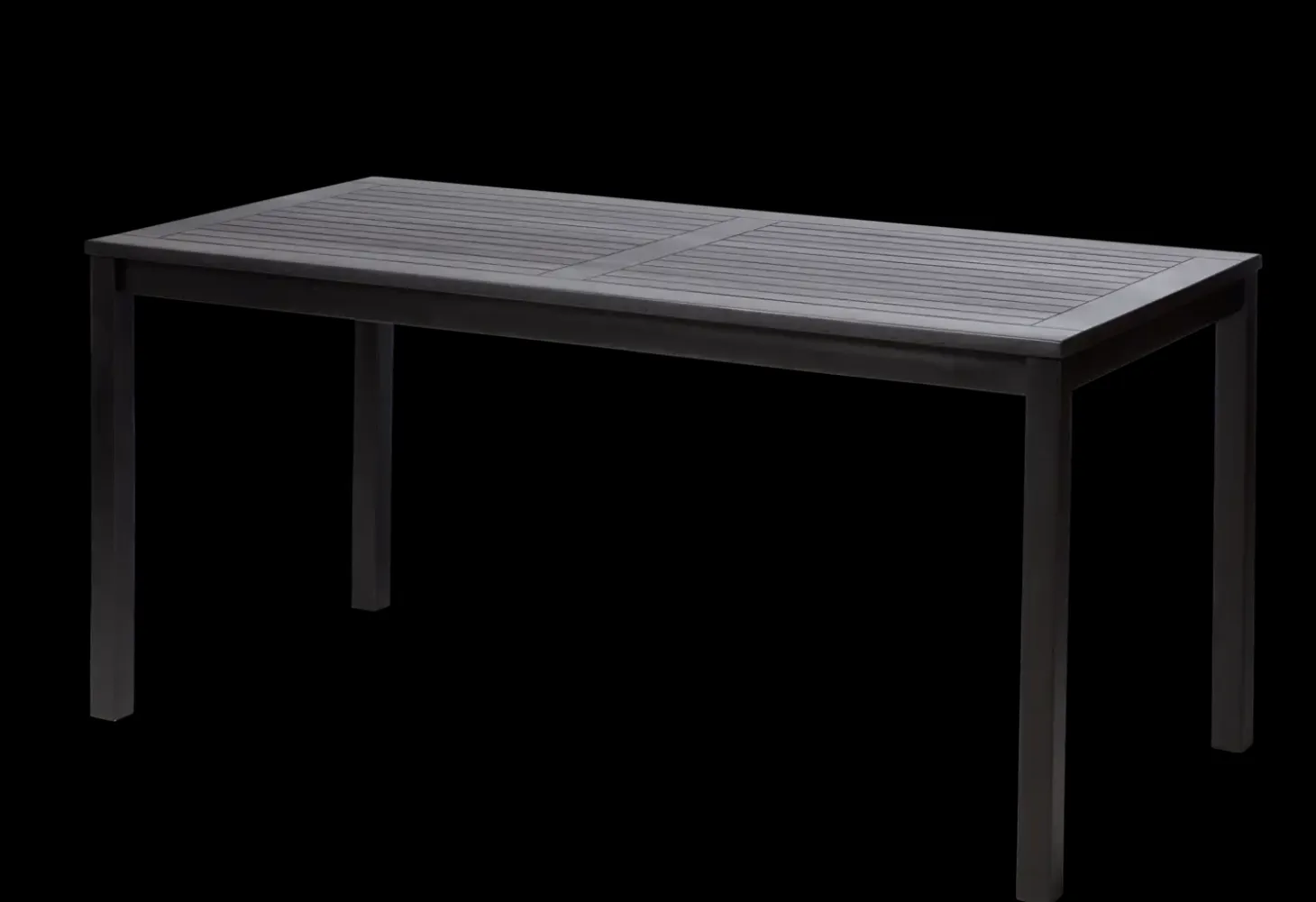 Cinas - Havebord - Rosenborg bord 165x80cm mat sort