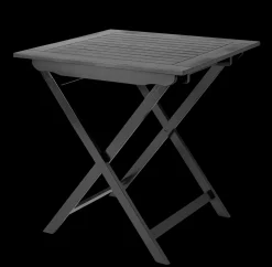 Cinas - Havebord - York foldebord 70x70cm mat sort
