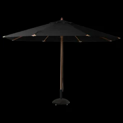 Cinas - Lizzano Parasol Ø4m Sort olefin dug
