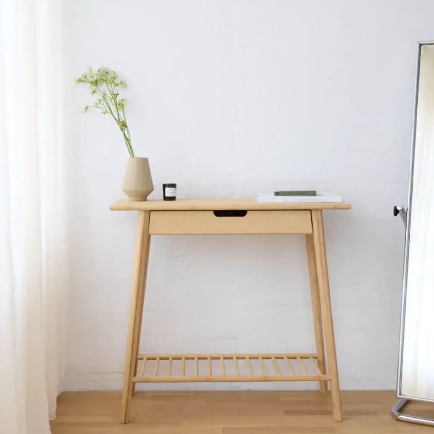 Cinas - Noble konsolbord til entré 90x35cm bambus