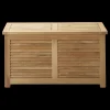 Cinas - Opbevaringsbænk, Teak, 90x30x48 cm