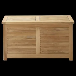 Cinas - Opbevaringsbænk, Teak, 90x30x48 cm