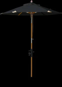 Cinas - Parasol (balkon) Ø1,8 m Sort polyester dug