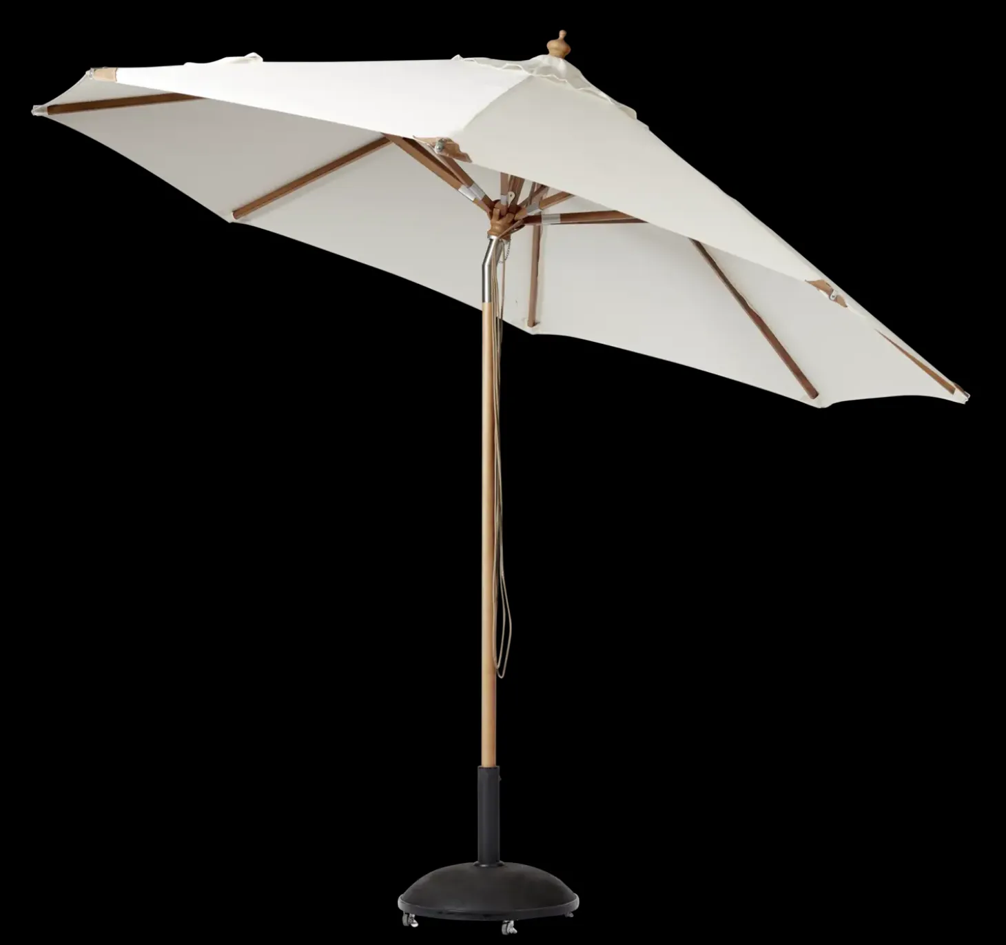 Cinas - Pomino Parasol Ø 3,3m off-white olefin dug