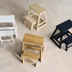 Cinas - Skala trappestige 2-trin mat sort