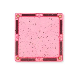 Cleverclixx - Magnetlegetøj - Glitter Tiles Pack Transparent - 16 dele