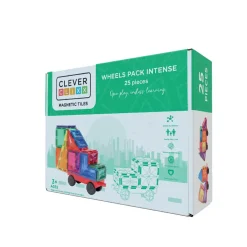 Cleverclixx - Magnetlegetøj - Wheels Pack - Intense 25