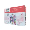 Cleverclixx - Magnetlegetøj - Large Creative Pack - Pastel 125 dele