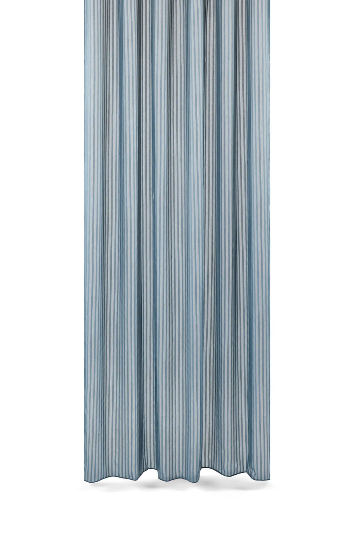Compliments - Badeforhæng - Lines shower curtain w/tape 220 cm - Sea blue