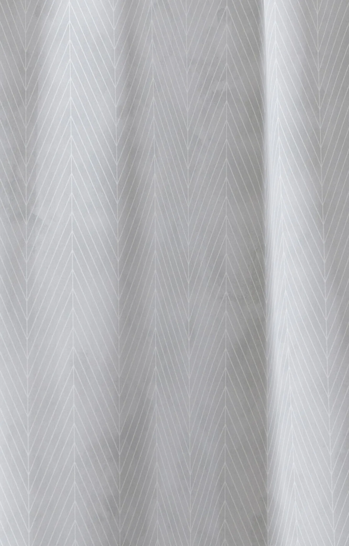 Compliments - Badeforhæng - Pine shower curtain w/tape 200 cm - Lys grå
