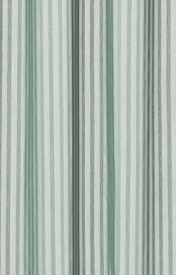 Compliments - Badeforhæng - Lines shower curtain w/eyelets 220 cm - Støvet grøn