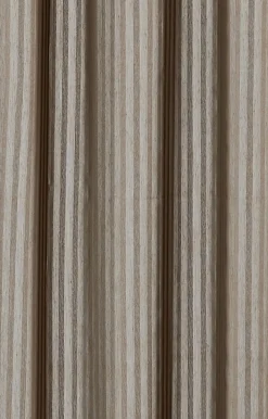 Compliments - Badeforhæng - Lines shower curtain w/eyelets 220 cm - Brun