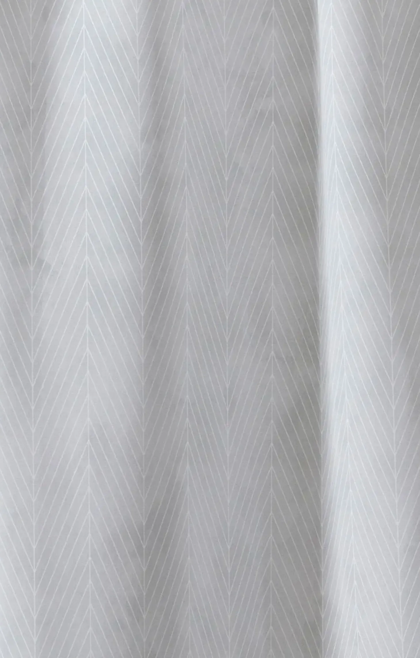 Compliments - Badeforhæng - Pine shower curtain w/tape 220 cm - Lys grå
