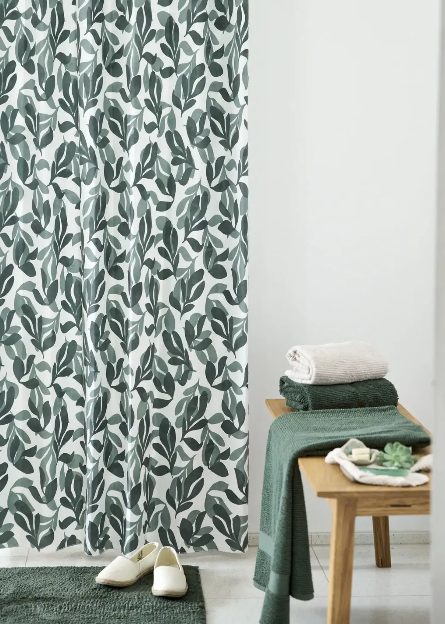 Compliments - Bademåtte - Even Bath Mat 60x100 cm - Skovgrøn