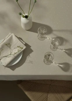 Compliments - Confetti Damask Table Cloth 150x350 cm - Moon