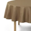 Compliments - Confetti Damask Table Cloth dia. 200 cm - Valnød