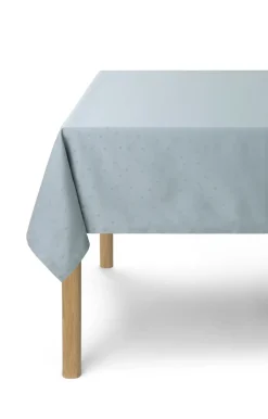 Compliments - Confetti Damask Table Cloth 150x350 cm - Mineral blue