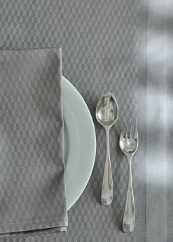 Compliments - Dækkeserviet - Tile Damask Place Mat 38x50 cm - 2 pack - Sølv grå
