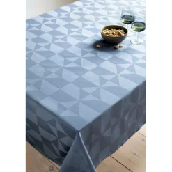 Compliments - Dug - Wind Damask 140x370 cm - Blå