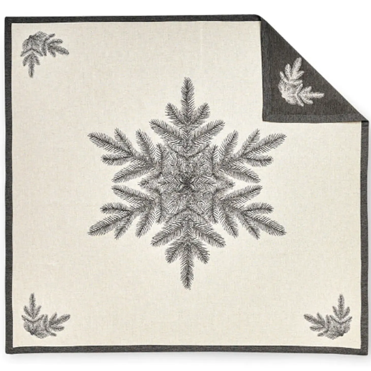 Compliments - Juletræstæppe - Baum Christmas Rug - Grå - 130x130 cm