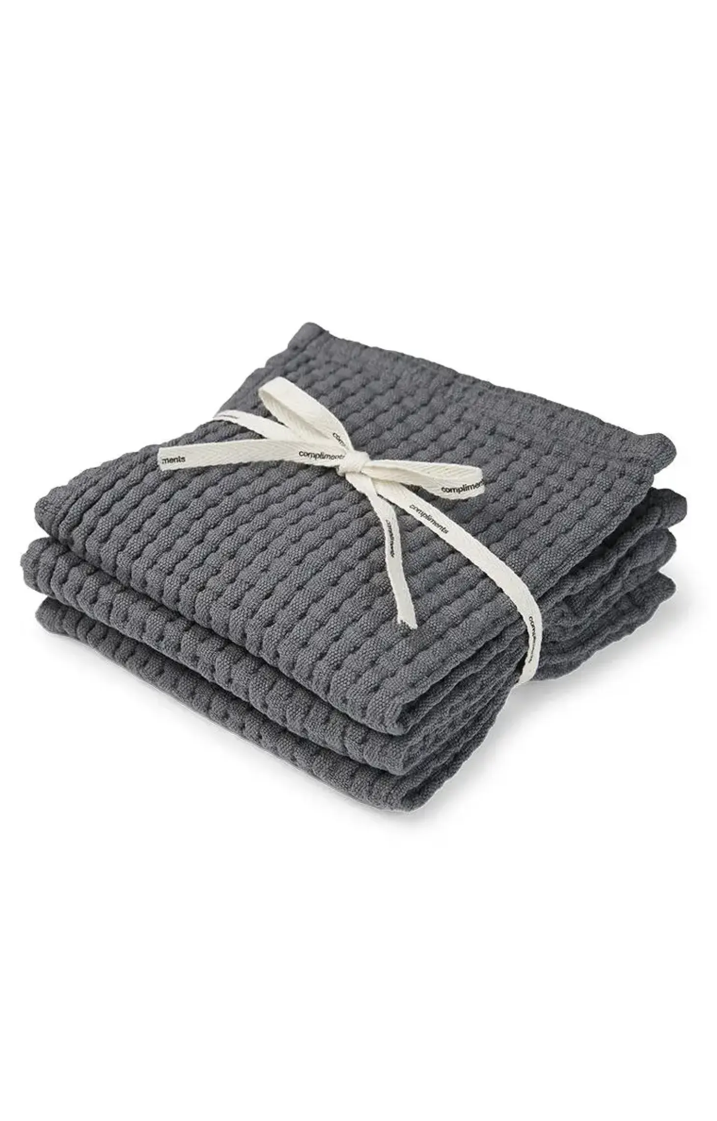 Compliments - Karklud - Hazel Cloth 28x28 cm - 3 pack - Grå
