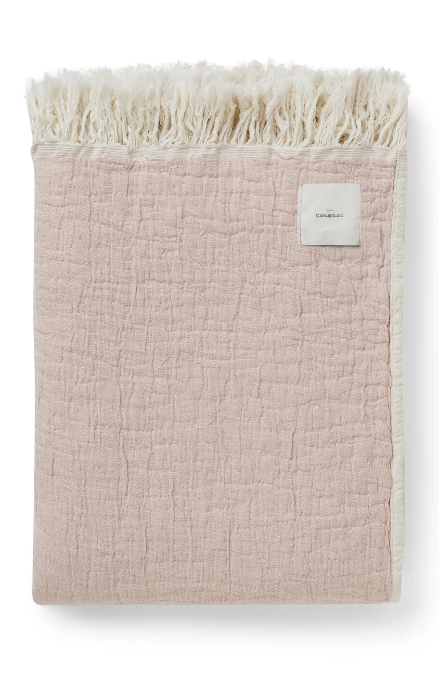 Compliments - Plaid - River 130x200 cm - Rose/cream