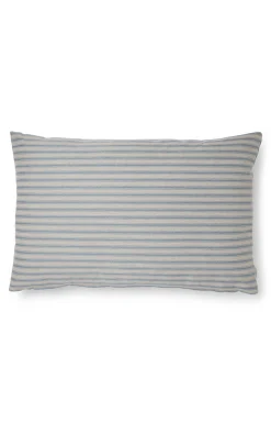 Compliments - Pudebetræk Outdoor Fine Stripe 40x60 cm - Støvet blå