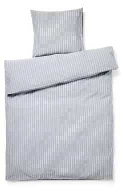 Compliments - Sengetøj - Blik Bed Linen 240x220/60x63 (2) cm - Blå