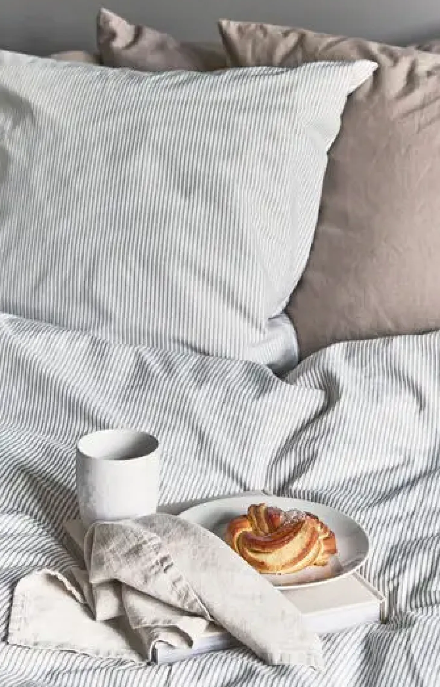Compliments - Sengetøj - Kyst Bed Linen 140x220/60x63 cm - Sand