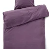 Compliments - Sengetøj - Stone Bed Linen 140x220/60x63 cm - Plum