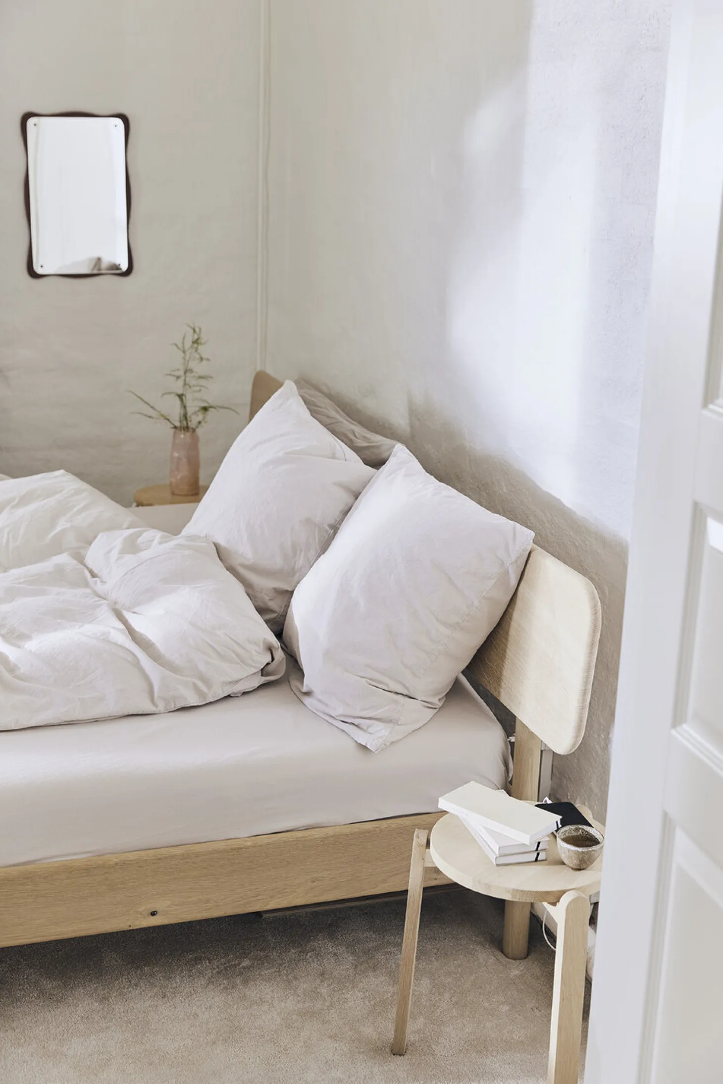 Compliments - Sengetøj - Stone Bed Linen 200x220/60x63 (2) cm - Moon