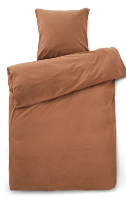 Compliments - Sengetøj - Stone Bed Linen 200x200/60x63 (2) cm - Brun