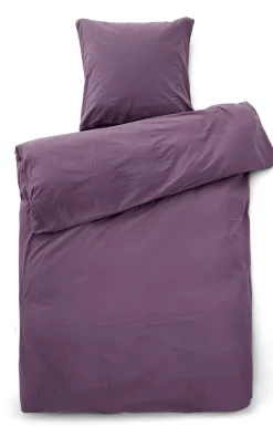 Compliments - Sengetøj - Stone Bed Linen 140x200/60x63 cm - Plum