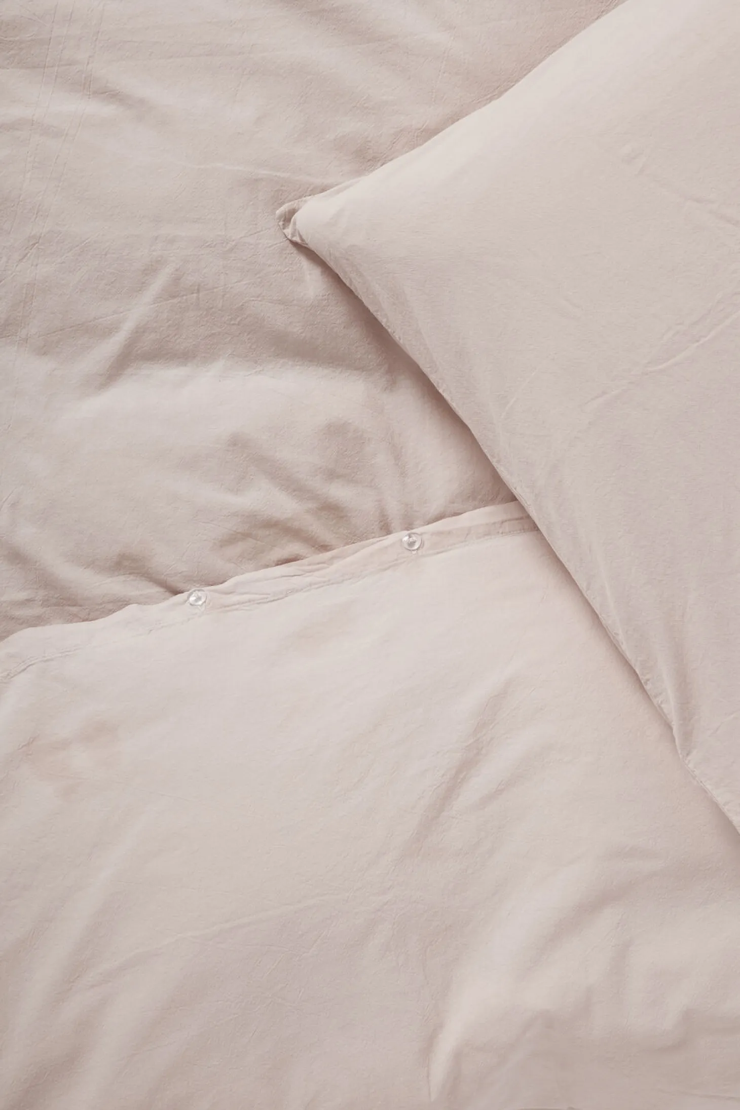 Compliments - Sengetøj - Stone Bed Linen 240x220/60x63 (2) cm - Rose
