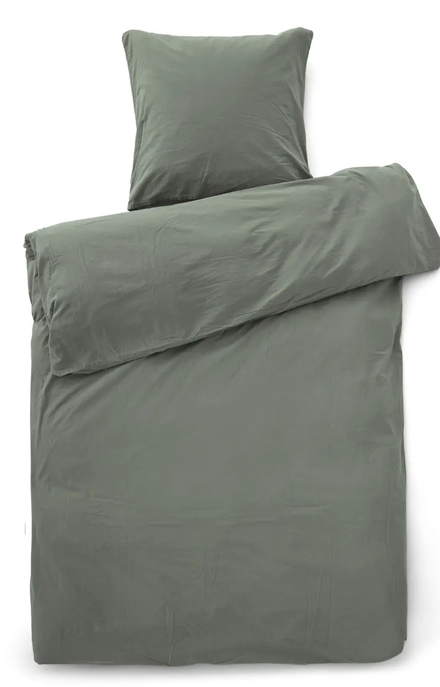 Compliments - Sengetøj - Stone Bed Linen 140x200/60x63 cm - Grå