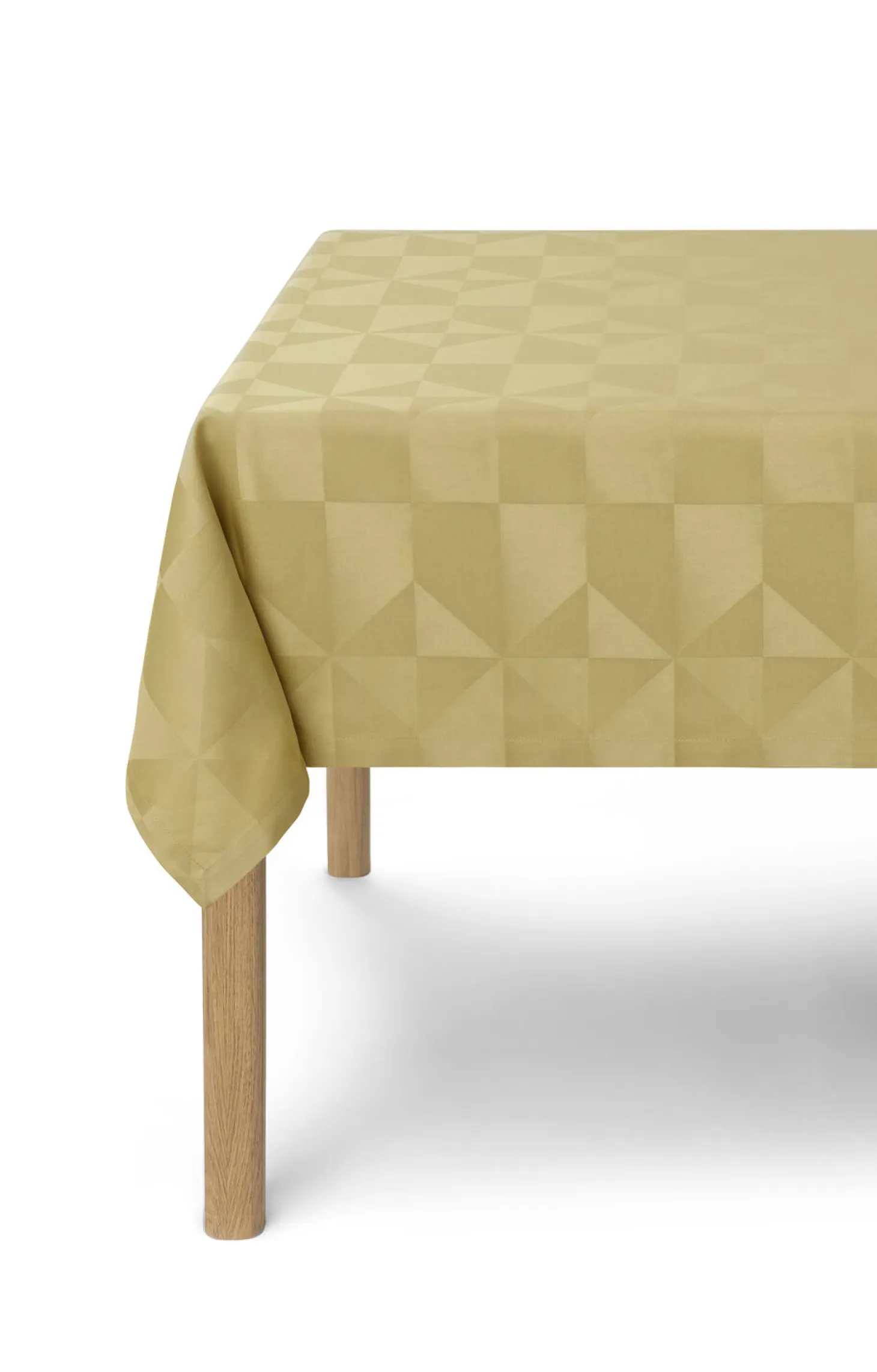 Compliments - Wind Damask Table Cloth 150x300 cm - Messing
