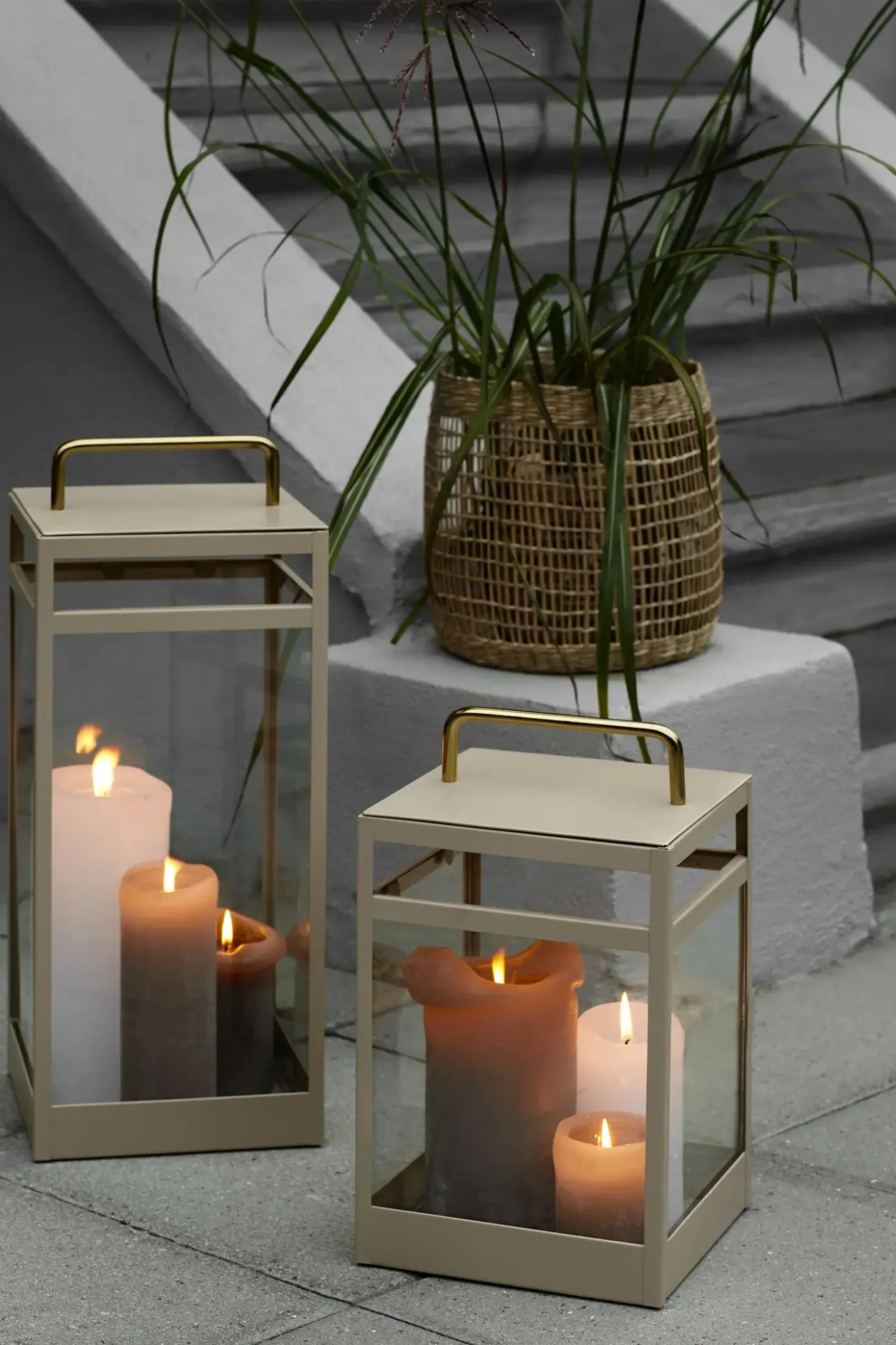 Cozy Living - Lantern Pure Nordic M - ALPACA