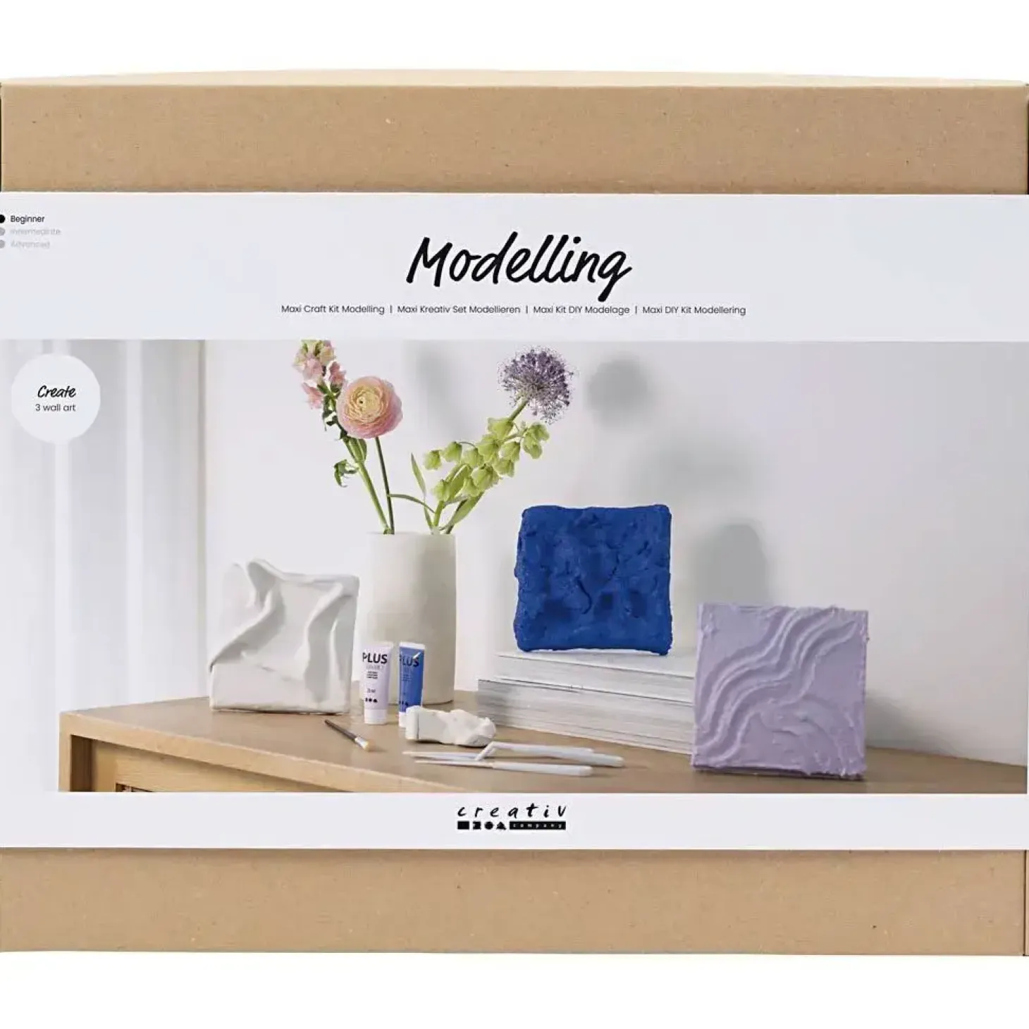 Creativ Company - Maxi DIY Kit Modellering, Vægdekoration, 1 pk.